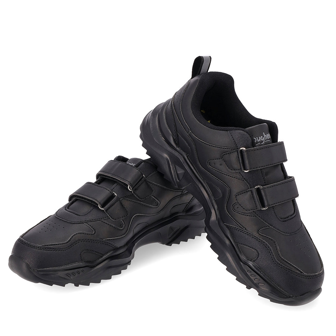 Toughees Older Kids Velcro Sneaker - Black