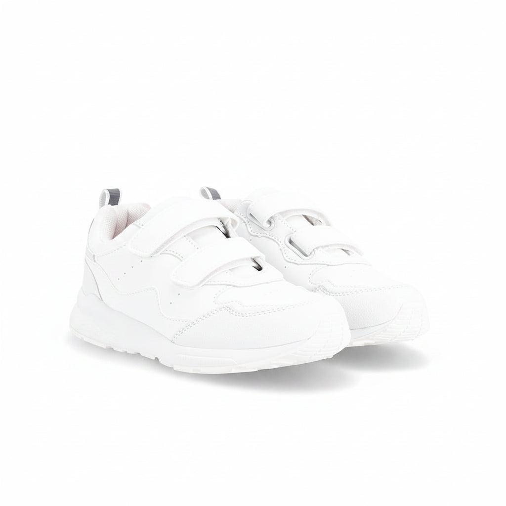 Toughees Trainer Adult Velcro Sneakers - White