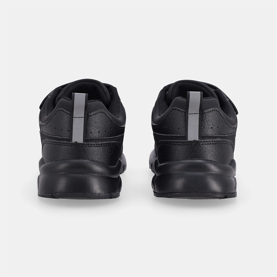 Toughees Older Kids Velcro Trainers - Black