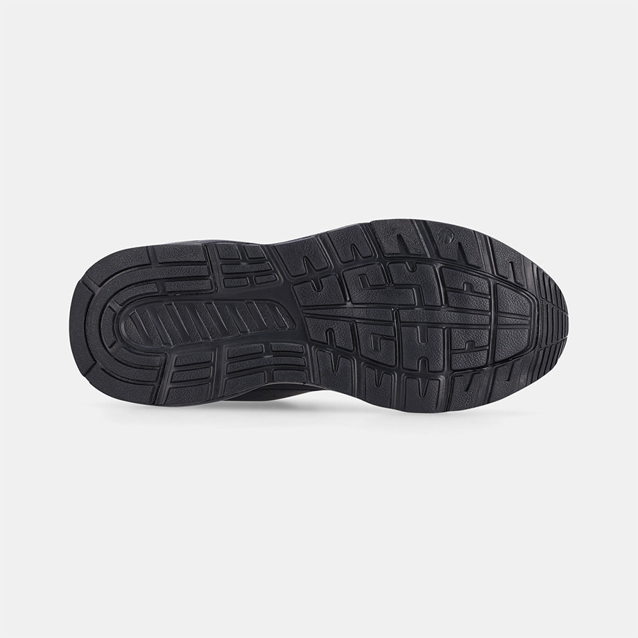 Toughees Adult Velcro Trainers - Black
