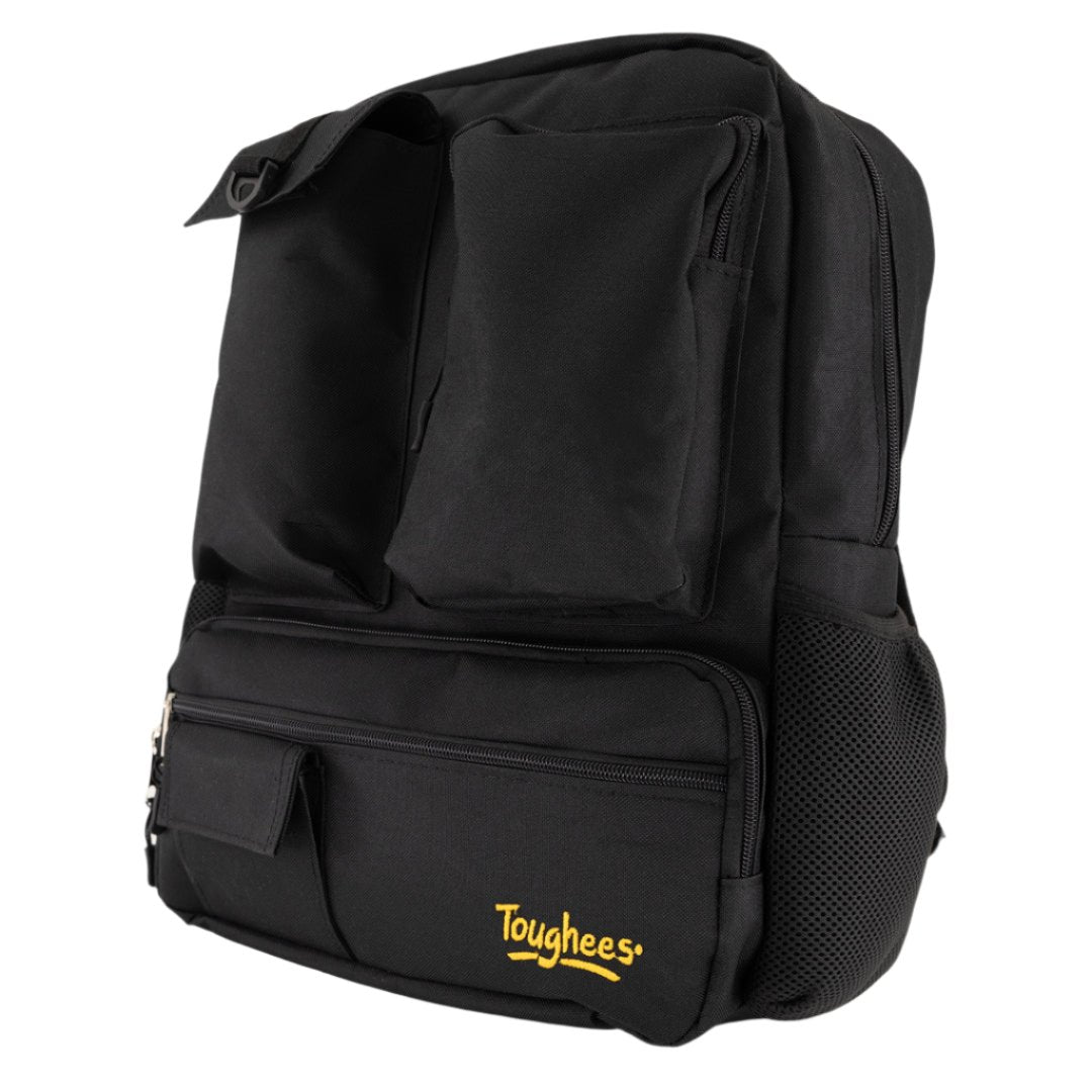 Toughees Senior Black Cargo Backpack