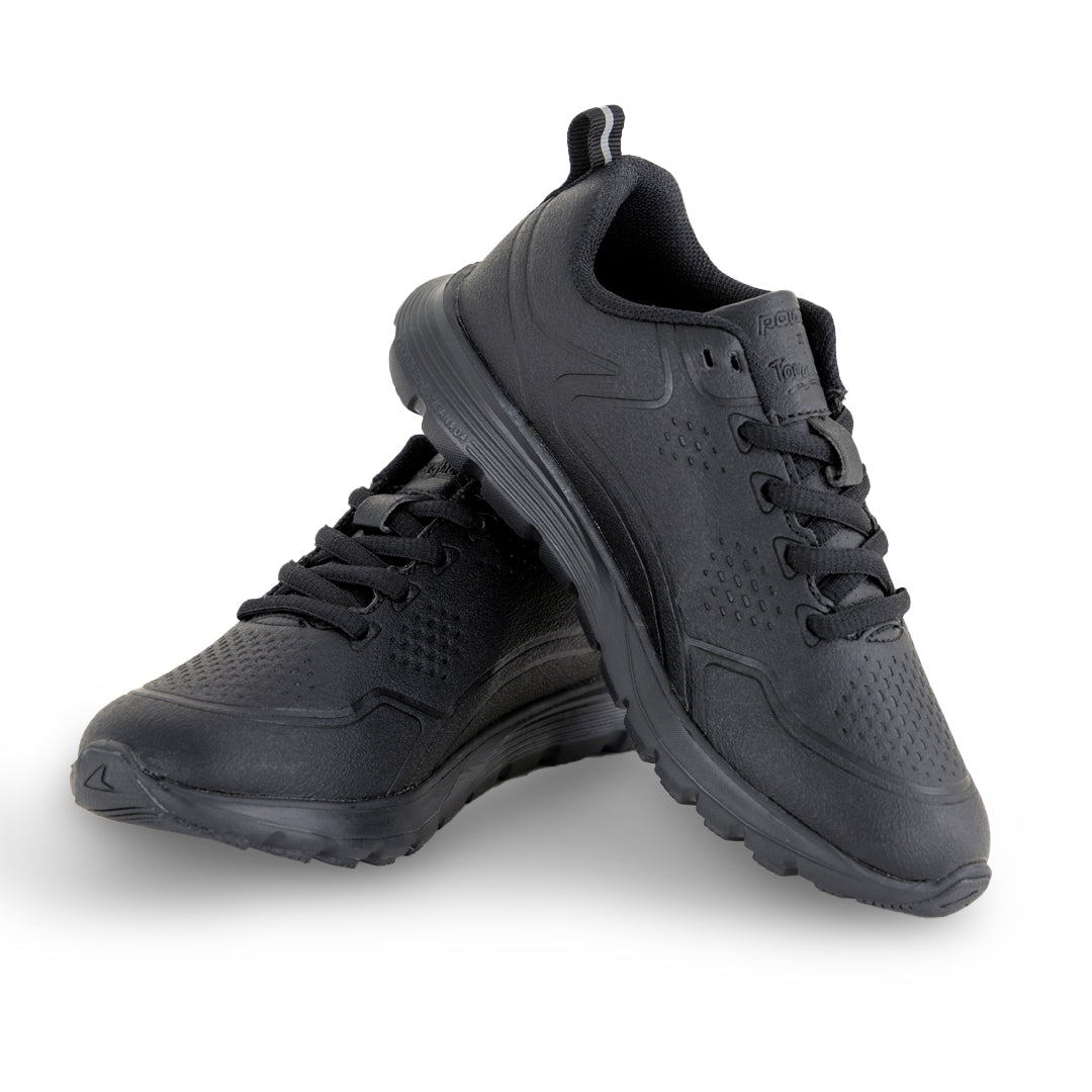 Power X Toughees Adult Lace up Sneakers - Black