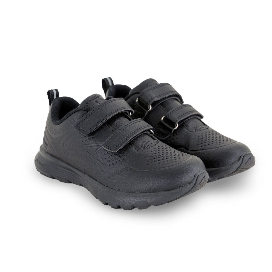 Power X Toughees Older Kids Velcro Sneakers - Black